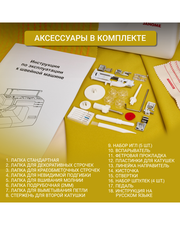 Швейная машина Janome DE 5024