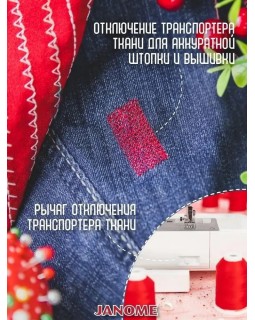 Швейная машинка для дома Janome QDC 620-foto3