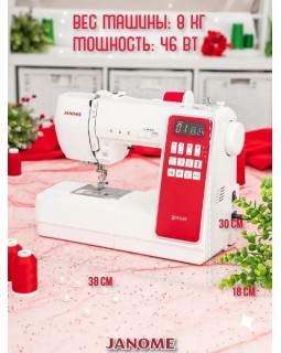 Швейная машинка для дома Janome QDC 620-foto18