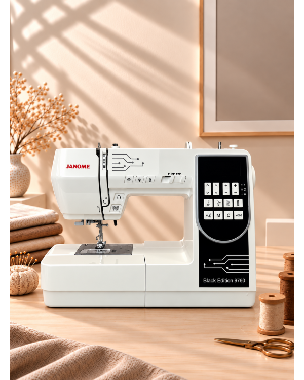 Швейная машина Janome Black Edition 9760-Швейная машина купить в магазине Тех-Быт 