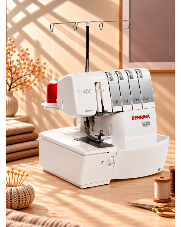 ОВЕРЛОК BERNINA L450-оверлок купить в магазине Тех-Быт 