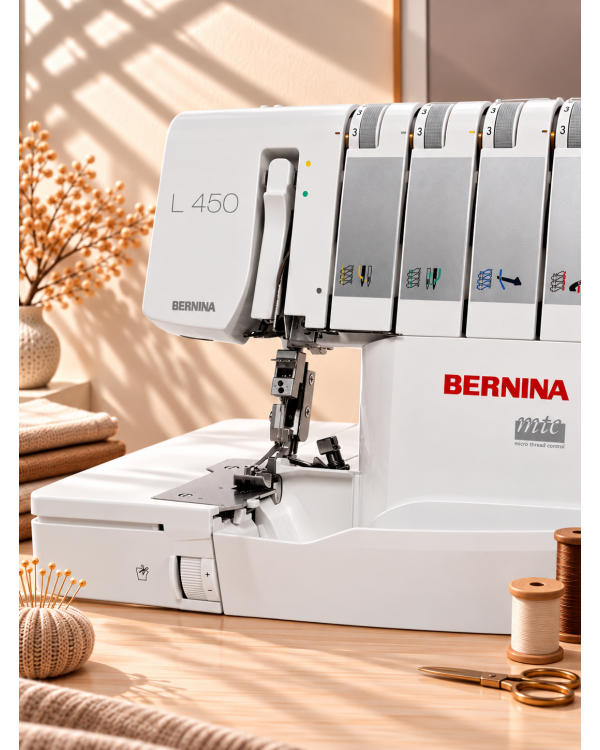 ОВЕРЛОК BERNINA L450-оверлок купить в магазине Тех-Быт 
