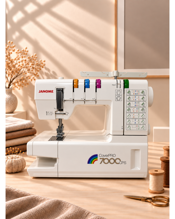 Распошивальная машина Janome CoverPro 7000CPS-распошивальная машина купить в магазине Тех-Быт 